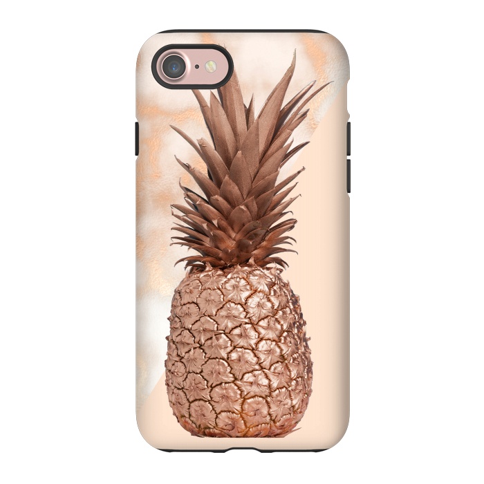 iPhone 7 StrongFit Sweet Copper Pineapple and Marble by  Utart