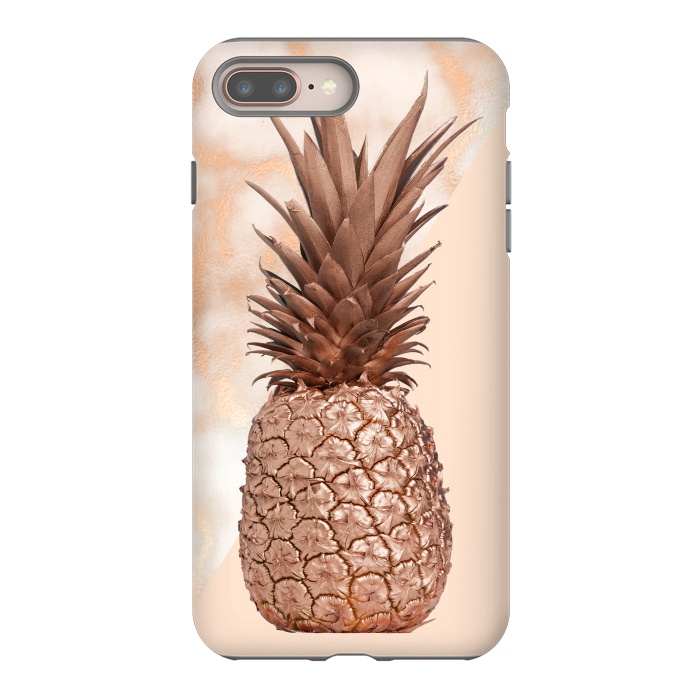 iPhone 7 plus StrongFit Sweet Copper Pineapple and Marble by  Utart