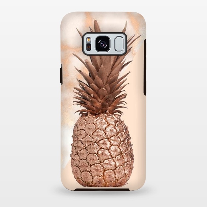 Galaxy S8 plus StrongFit Sweet Copper Pineapple and Marble by  Utart
