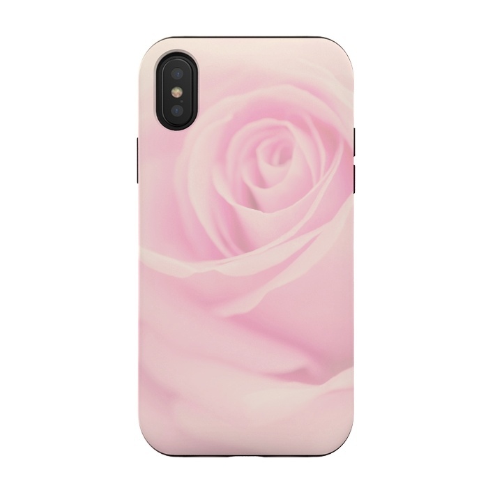 iPhone Xs / X StrongFit Pink Rose by  Utart