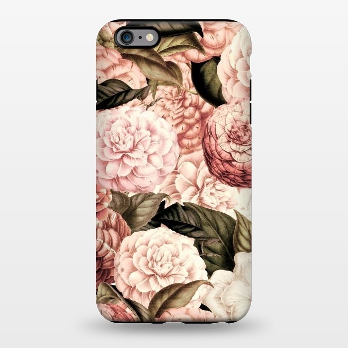 iPhone 6/6s plus StrongFit Pink Vintage Camelia Pattern by  Utart