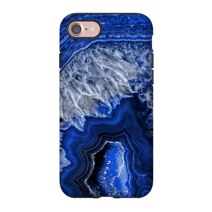 iPhone 7 StrongFit Night Blue Agate by  Utart