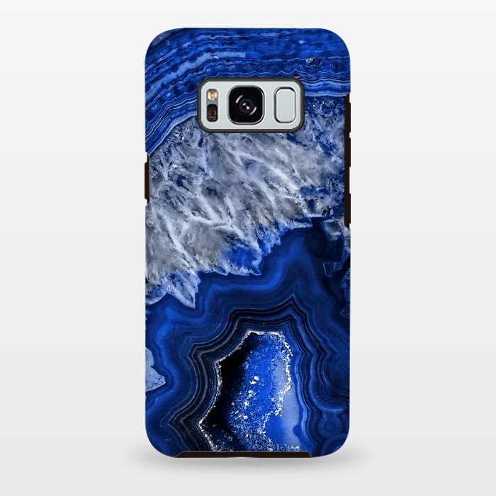Galaxy S8 plus StrongFit Night Blue Agate by  Utart