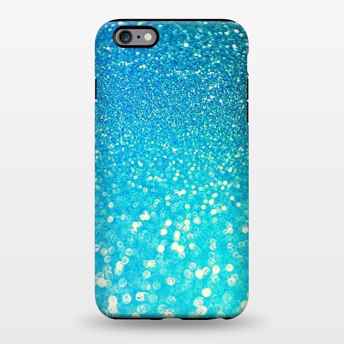iPhone 6/6s plus StrongFit Ocean Teal Blue Glitter by  Utart