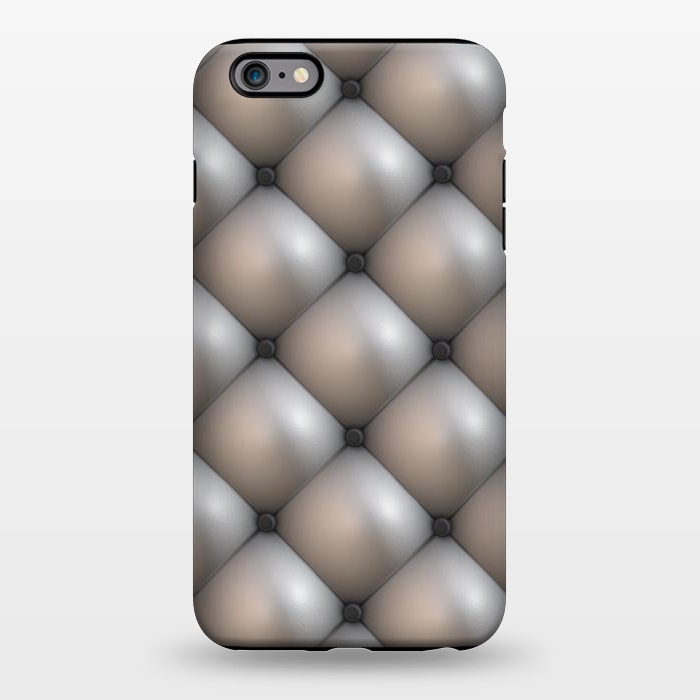 iPhone 6/6s plus StrongFit Shimmering Brushed Silver by Andrea Haase
