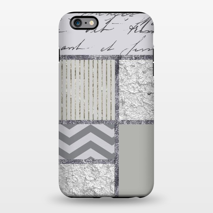 iPhone 6/6s plus StrongFit Silver And Grey Collage by Andrea Haase