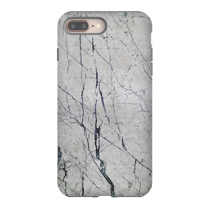 iPhone 7 plus StrongFit Marbled Concrete by Andrea Haase