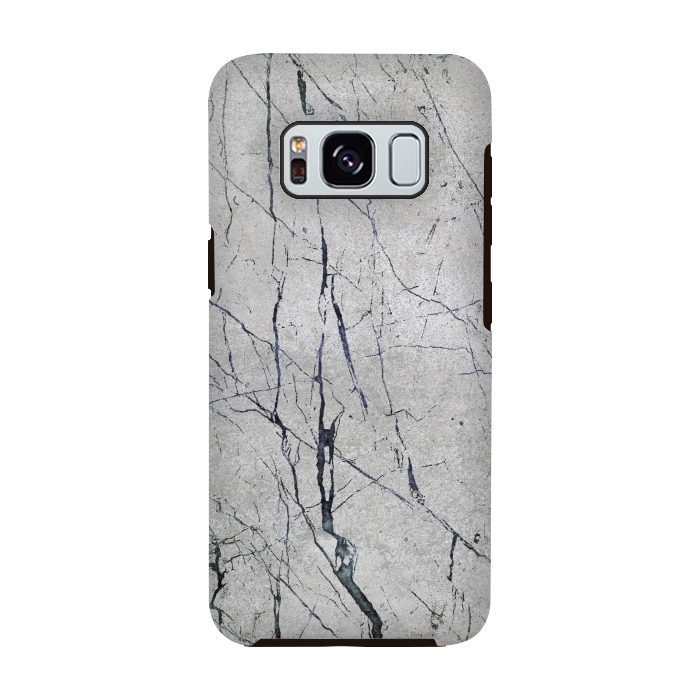 Galaxy S8 StrongFit Marbled Concrete by Andrea Haase