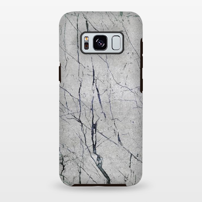 Galaxy S8 plus StrongFit Marbled Concrete by Andrea Haase