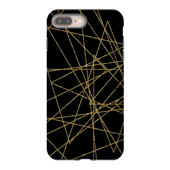iPhone 7 plus StrongFit Golden Lines by Andrea Haase