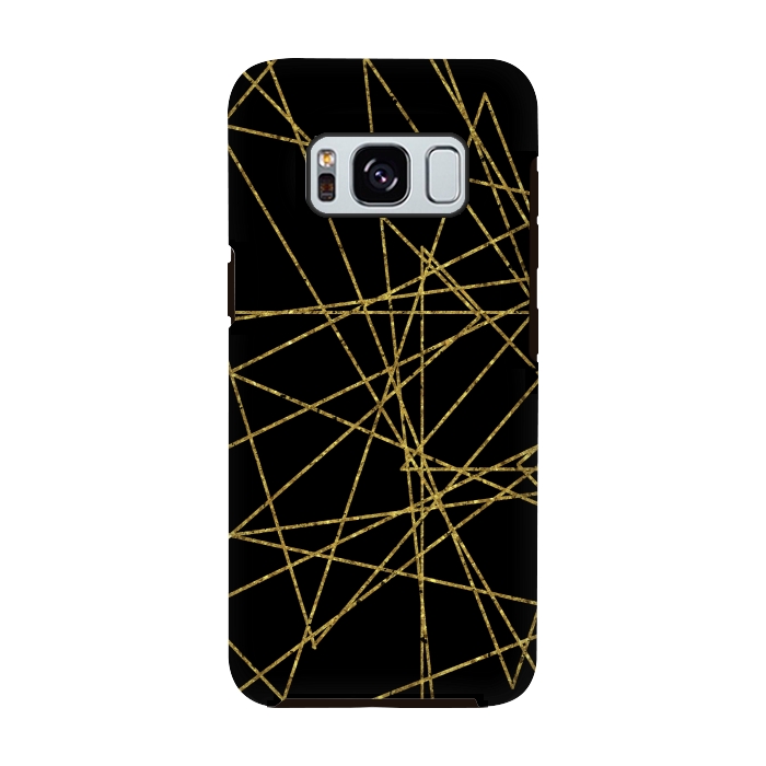 Galaxy S8 StrongFit Golden Lines by Andrea Haase