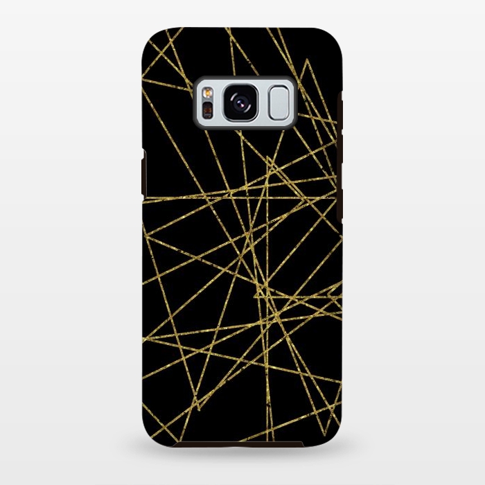 Galaxy S8 plus StrongFit Golden Lines by Andrea Haase