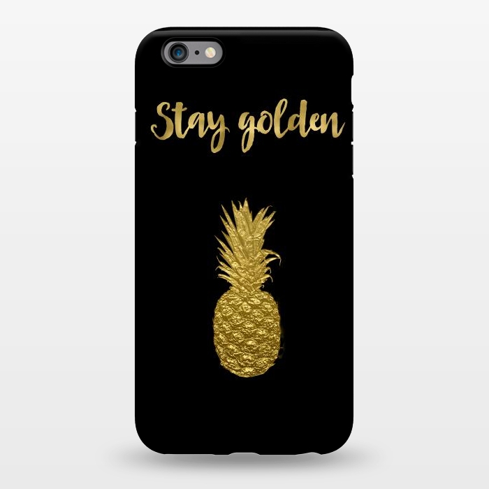 iPhone 6/6s plus StrongFit Stay Golden Precious Tropical Pineapple by Andrea Haase