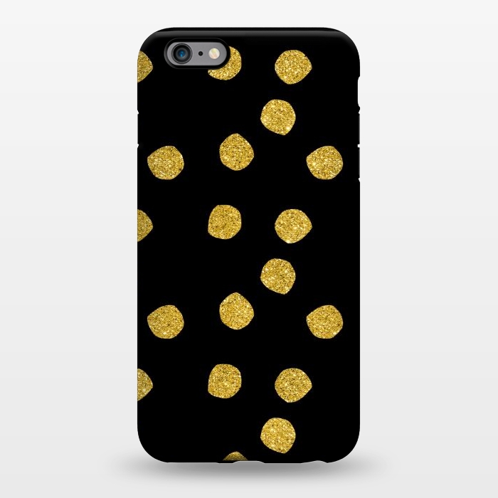 iPhone 6/6s plus StrongFit Golden Glamour Dots by Andrea Haase