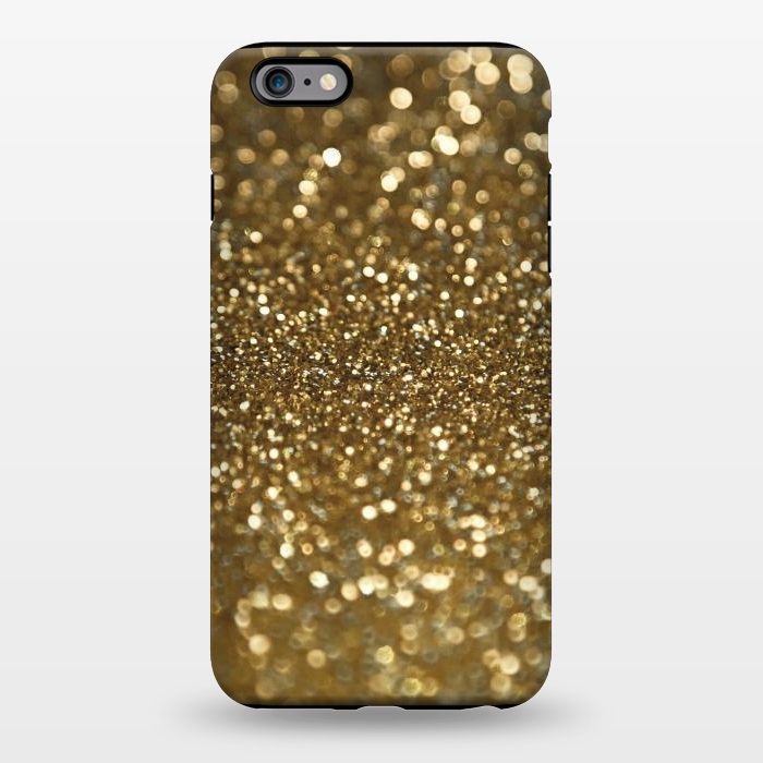 iPhone 6/6s plus StrongFit Glittering Faux Gold Glitter by Andrea Haase