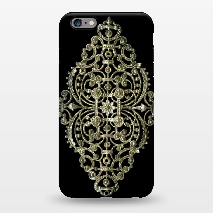 iPhone 6/6s plus StrongFit Golden Ornamental Jewelry by Andrea Haase