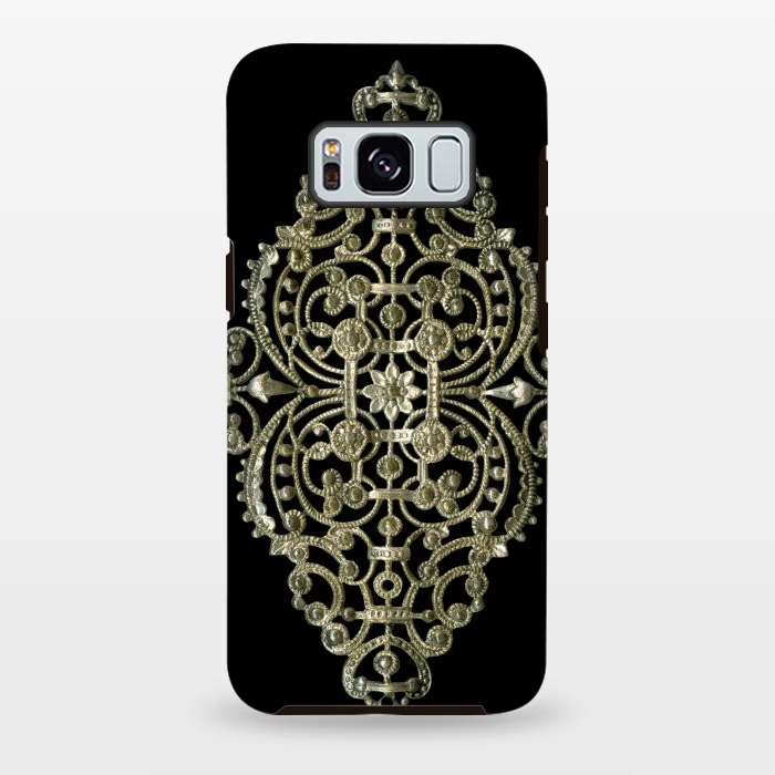 Galaxy S8 plus StrongFit Golden Ornamental Jewelry by Andrea Haase