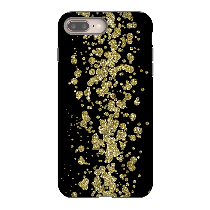 iPhone 7 plus StrongFit Glamorous Golden Glitter by Andrea Haase