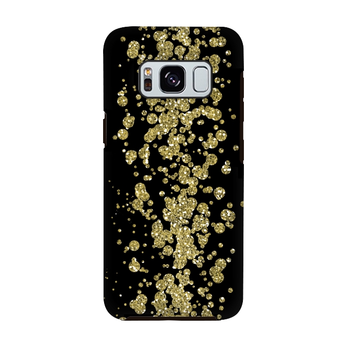 Galaxy S8 StrongFit Glamorous Golden Glitter by Andrea Haase