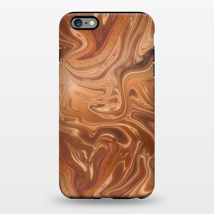 iPhone 6/6s plus StrongFit Shimmering Copper Glamorous Luxury 2 by Andrea Haase