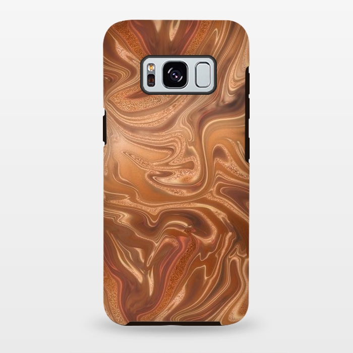 Galaxy S8 plus StrongFit Shimmering Copper Glamorous Luxury 2 by Andrea Haase