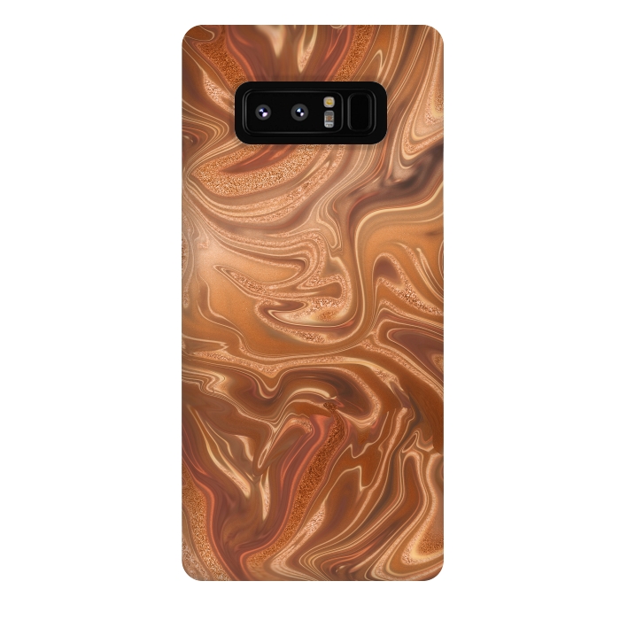 Galaxy Note 8 StrongFit Shimmering Copper Glamorous Luxury 2 by Andrea Haase