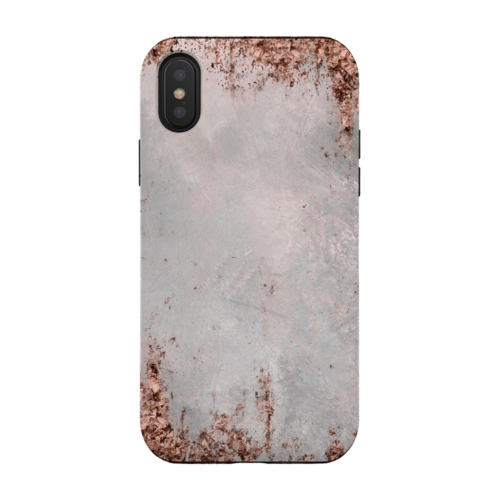 iPhone Xs / X StrongFit Copper Glamour 2 by Andrea Haase
