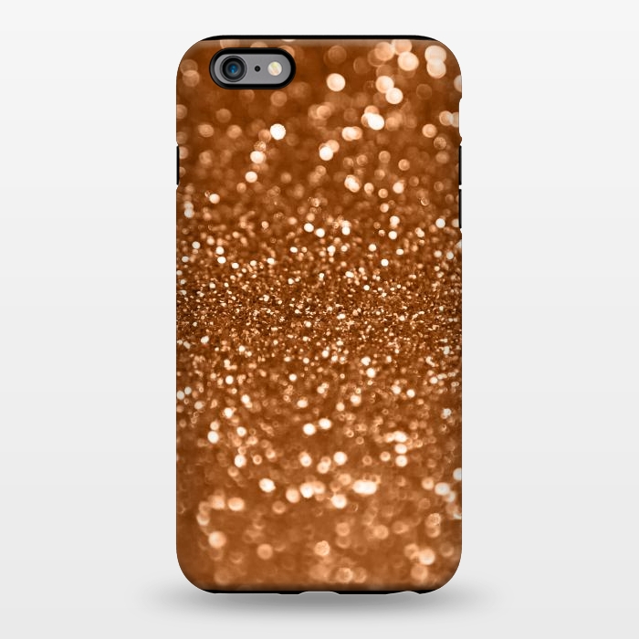 iPhone 6/6s plus StrongFit Copper Glamour Glitter 2 by Andrea Haase