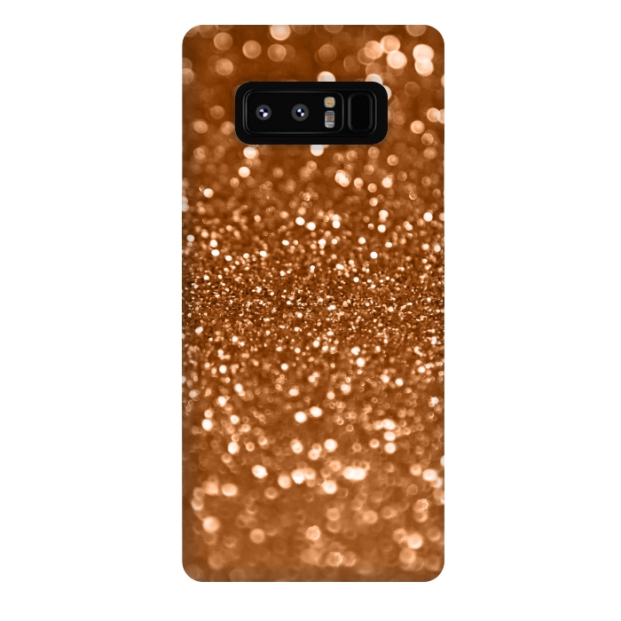 Galaxy Note 8 StrongFit Copper Glamour Glitter 2 by Andrea Haase