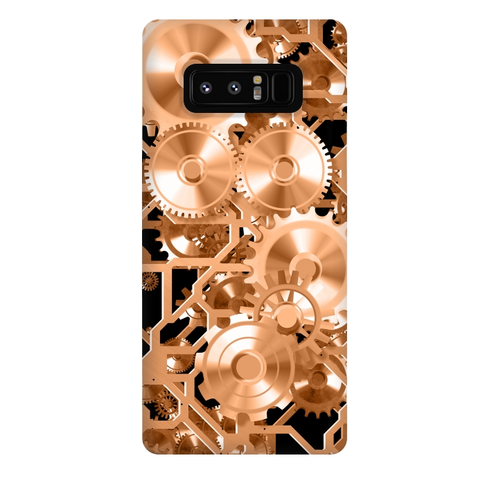 Galaxy Note 8 StrongFit Copper Steampunk by Andrea Haase