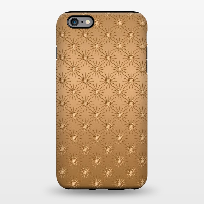 iPhone 6/6s plus StrongFit Copper Star Pattern by Andrea Haase