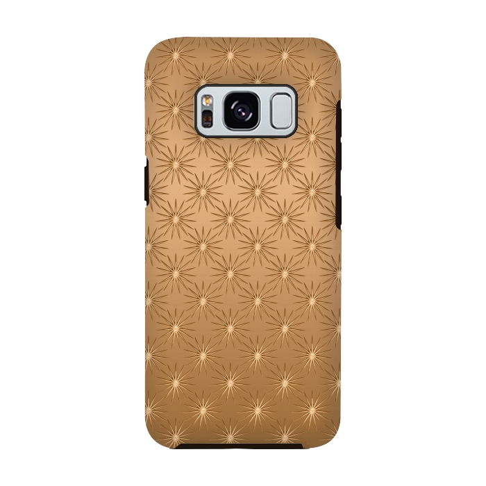 Galaxy S8 StrongFit Copper Star Pattern by Andrea Haase