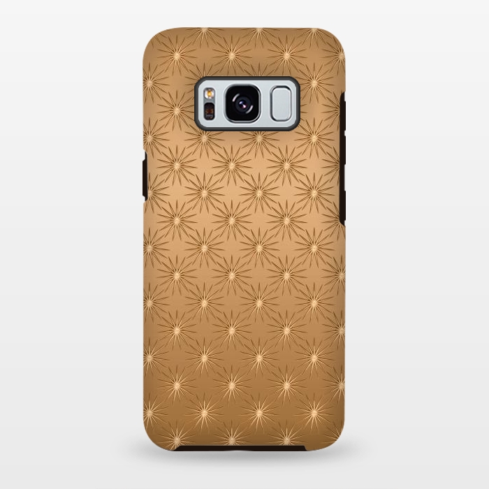 Galaxy S8 plus StrongFit Copper Star Pattern by Andrea Haase