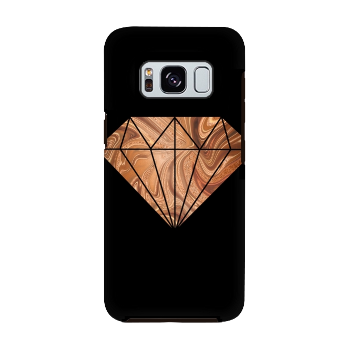 Galaxy S8 StrongFit Copper Diamond 2 by Andrea Haase