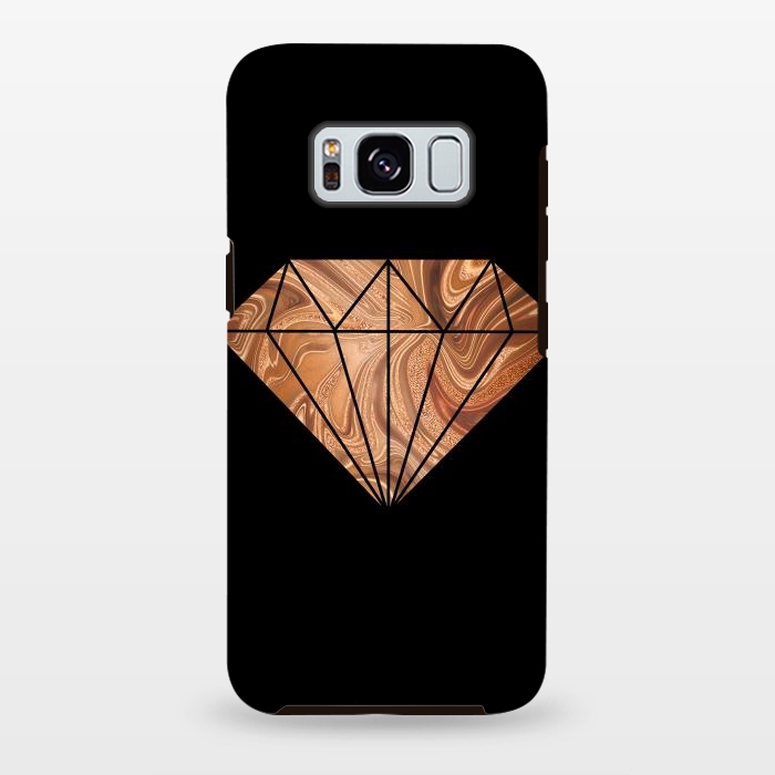 Galaxy S8 plus StrongFit Copper Diamond 2 by Andrea Haase