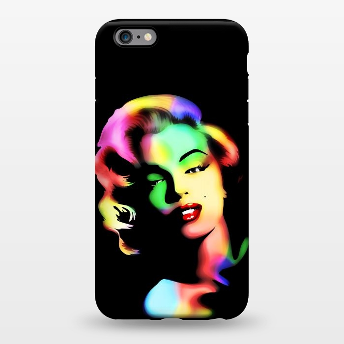 iPhone 6/6s plus StrongFit Marilyn Monroe Rainbow Colors  by BluedarkArt