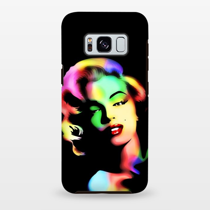Galaxy S8 plus StrongFit Marilyn Monroe Rainbow Colors  by BluedarkArt