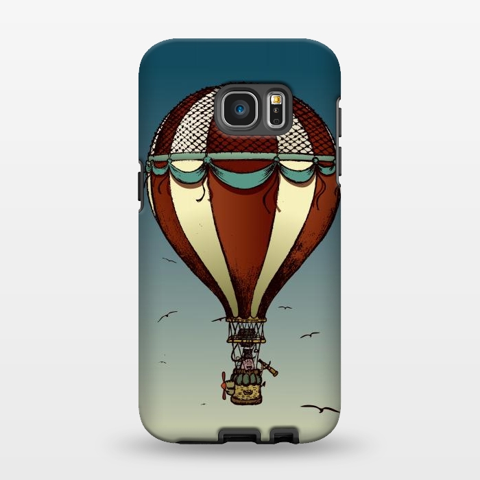 Galaxy S7 EDGE StrongFit Fantastic voyage of Mr.Pig by Mangulica
