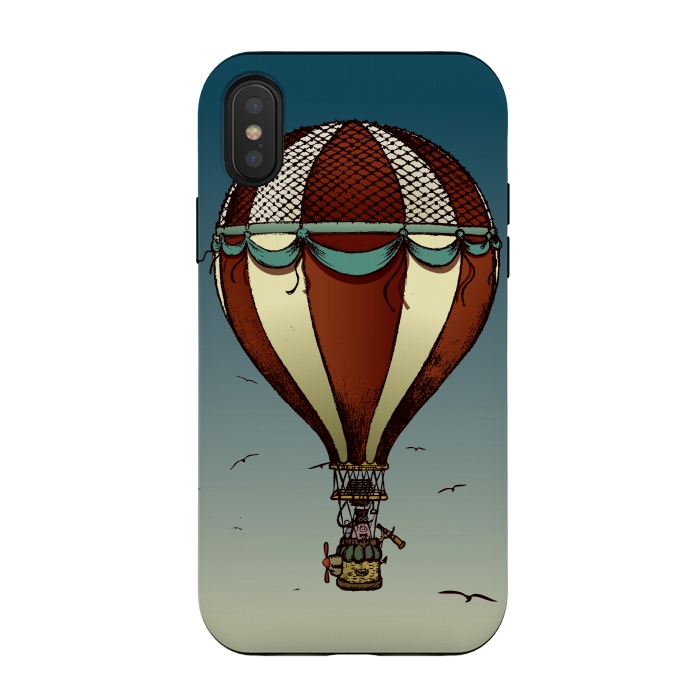 iPhone Xs / X StrongFit Fantastic voyage of Mr.Pig by Mangulica
