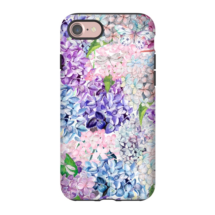 iPhone 7 StrongFit Purple Vintage Lilacs  by  Utart