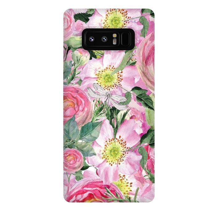 Galaxy Note 8 StrongFit Vintage Dog Roses by  Utart