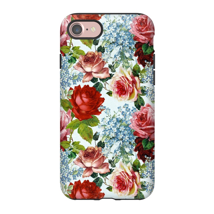 iPhone 7 StrongFit Vintage roses and Forget Me Not by  Utart
