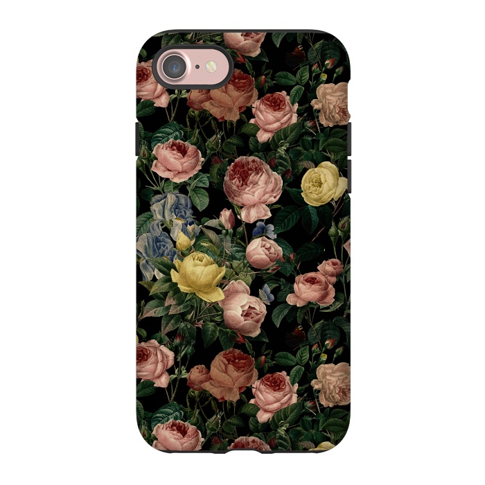 iPhone 7 StrongFit Night Vintage Roses by  Utart
