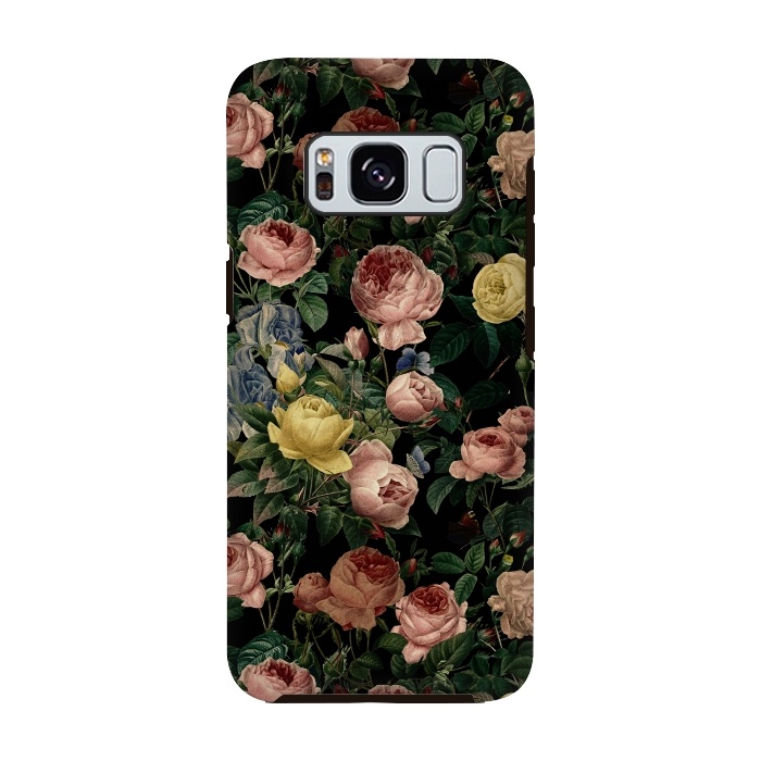 Galaxy S8 StrongFit Night Vintage Roses by  Utart