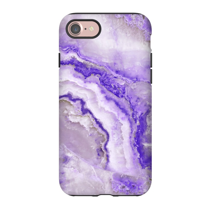 iPhone 7 StrongFit Ultra Violet Veined Marble by  Utart