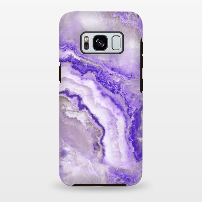 Galaxy S8 plus StrongFit Ultra Violet Veined Marble by  Utart