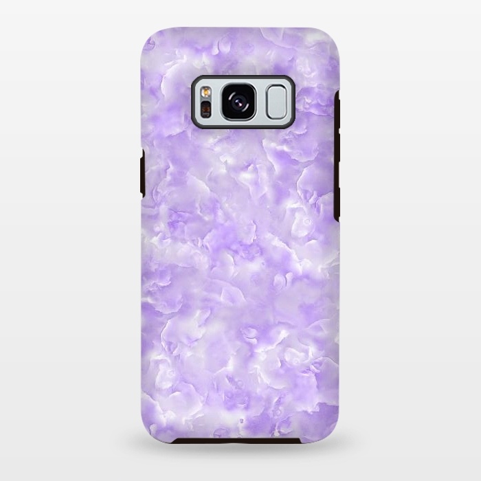 Galaxy S8 plus StrongFit Purple Mother of Shell Pattern by  Utart