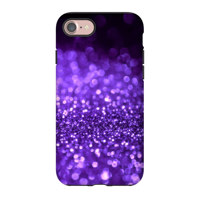 iPhone 7 StrongFit Ultra Violet Faux Glitter by  Utart
