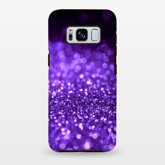 Galaxy S8 plus StrongFit Ultra Violet Faux Glitter by  Utart