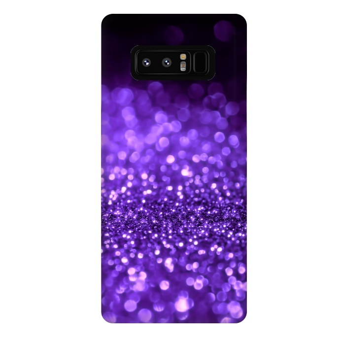 Galaxy Note 8 StrongFit Ultra Violet Faux Glitter by  Utart
